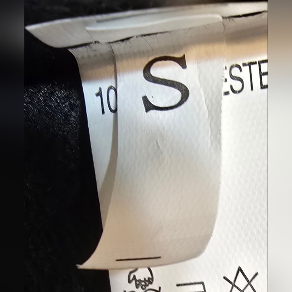 Women's SM Open Long Trench Pea Coat BLK Faux Leather JKT Lightweight Lined NEW - Picture 10 of 16